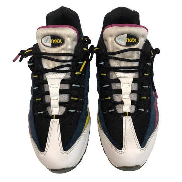 Nike Air Max Retro Catus Flower Multicolor Stripe Sneakers Mens Size 10.5 - Picture 2 of 11